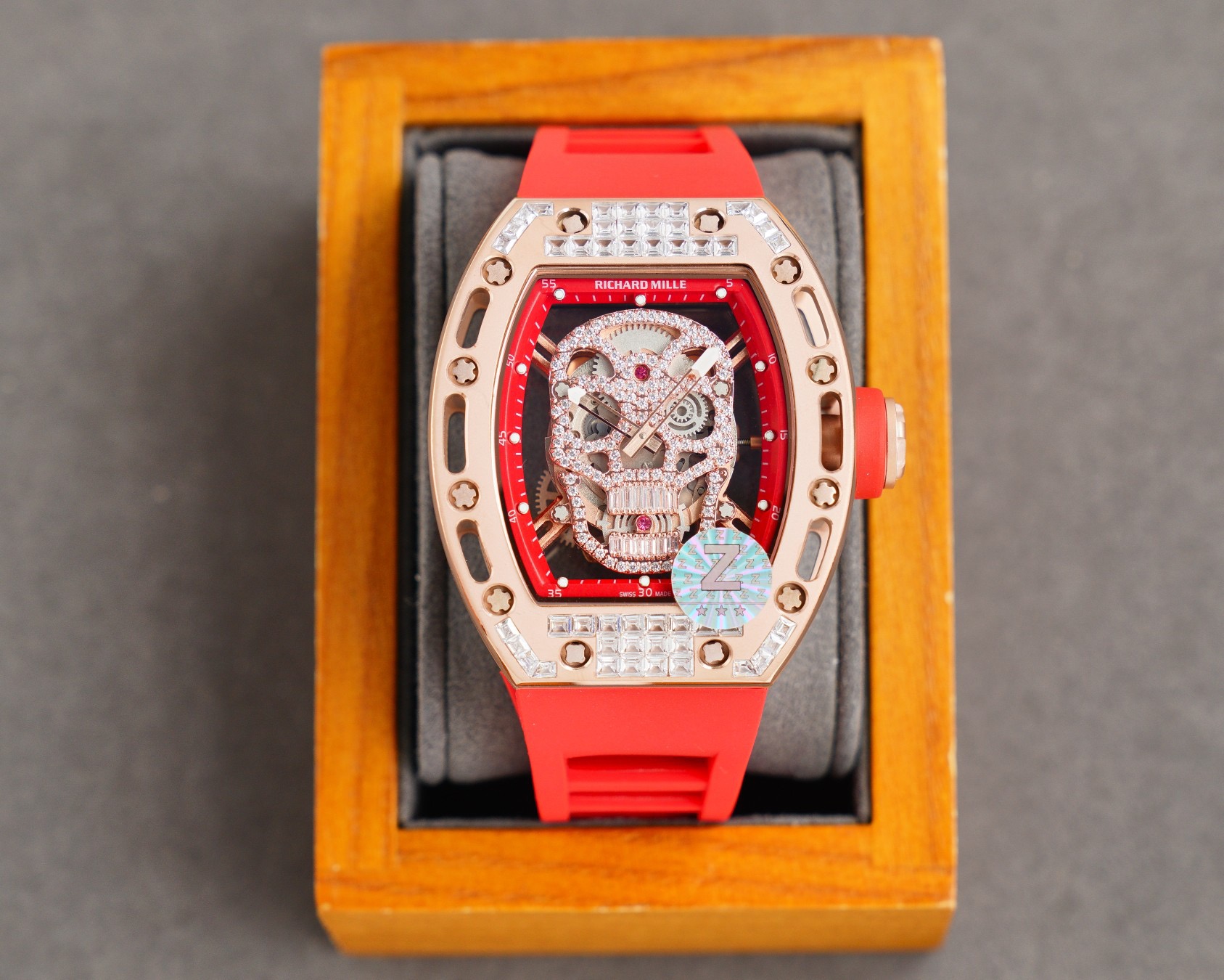 rose Richard Mille Skull Diamond - Richard Mille Skull Diamond - Rose - Image 10