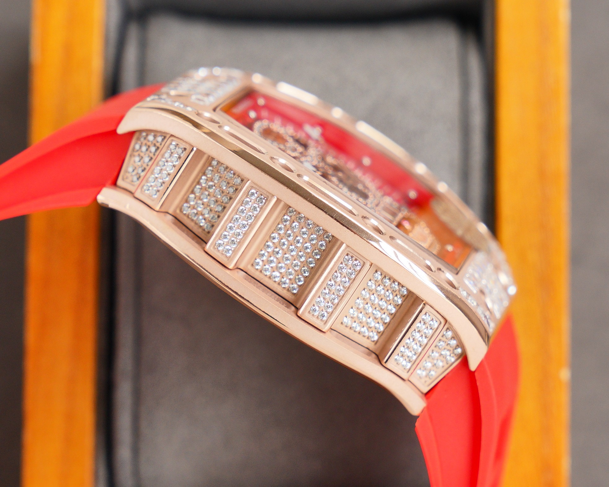 rose Richard Mille Skull Diamond - Richard Mille Skull Diamond - Rose - Image 4