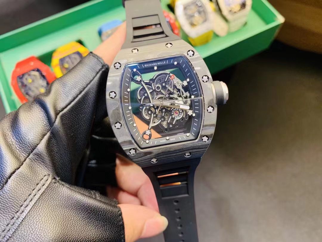 RM 67-02 Black Rubber - Richard Mille RM 67-02 Black - Skeleton Dial
