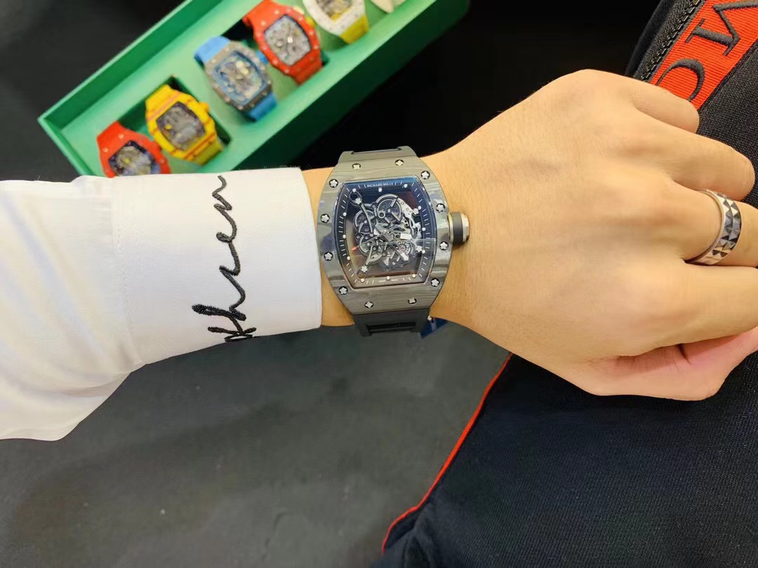 RM 67-02 Black Rubber - Richard Mille RM 67-02 Black - Skeleton Dial - Image 2