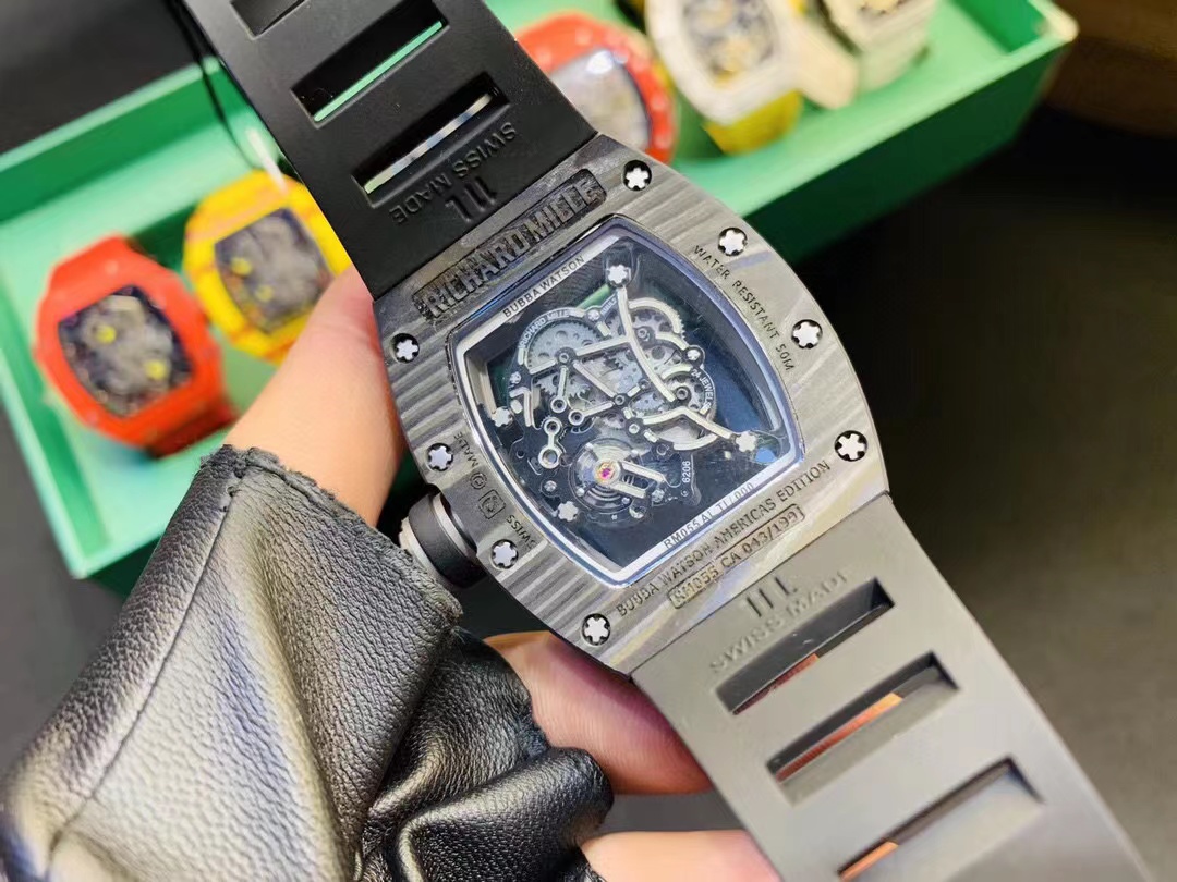 RM 67-02 Black Rubber - Richard Mille RM 67-02 Black - Skeleton Dial - Image 3