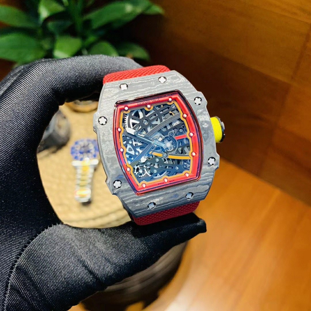 skeleton Richard Mille Red Strap - Richard Mille Red Strap - Skeleton - Image 9