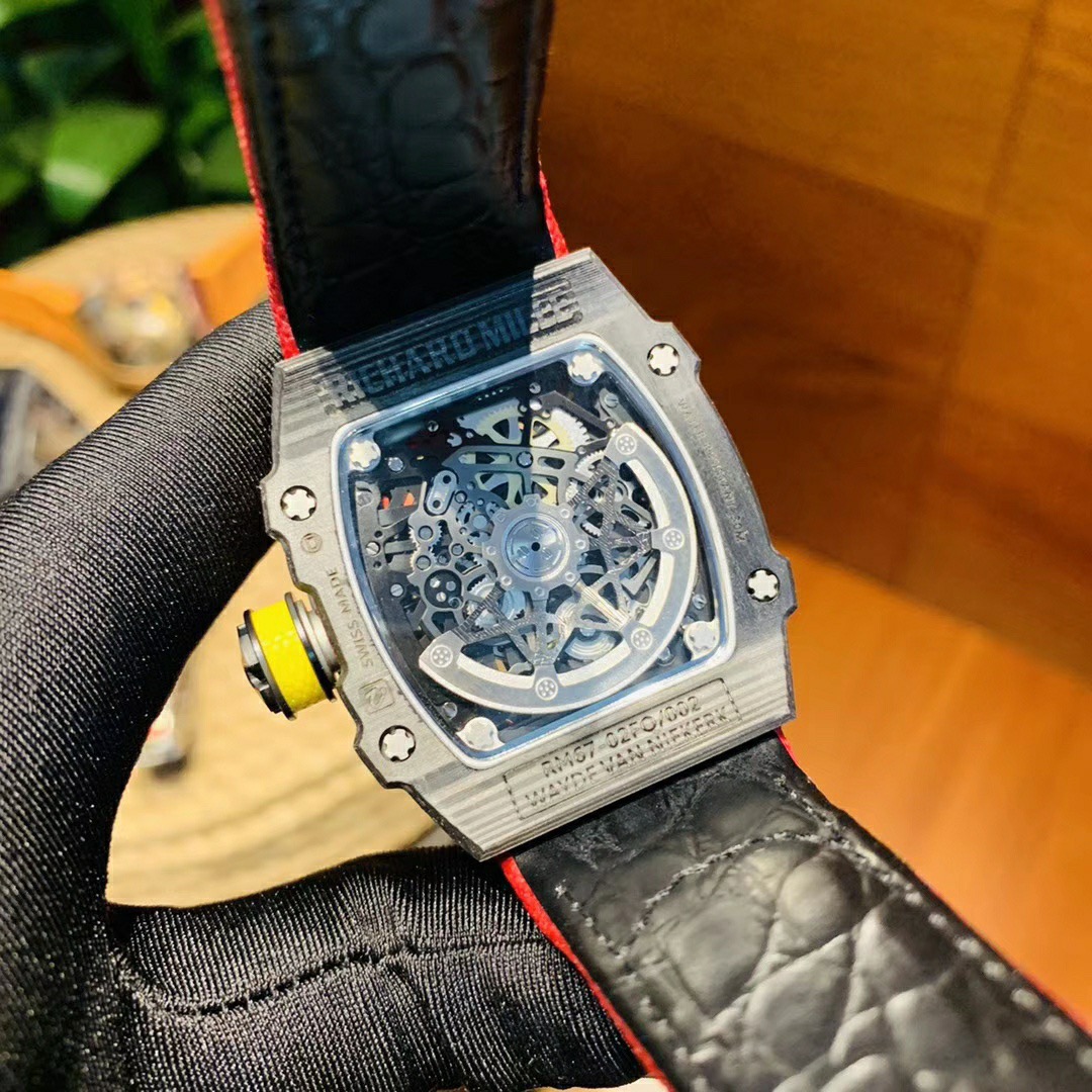 skeleton Richard Mille Red Strap - Richard Mille Red Strap - Skeleton - Image 3