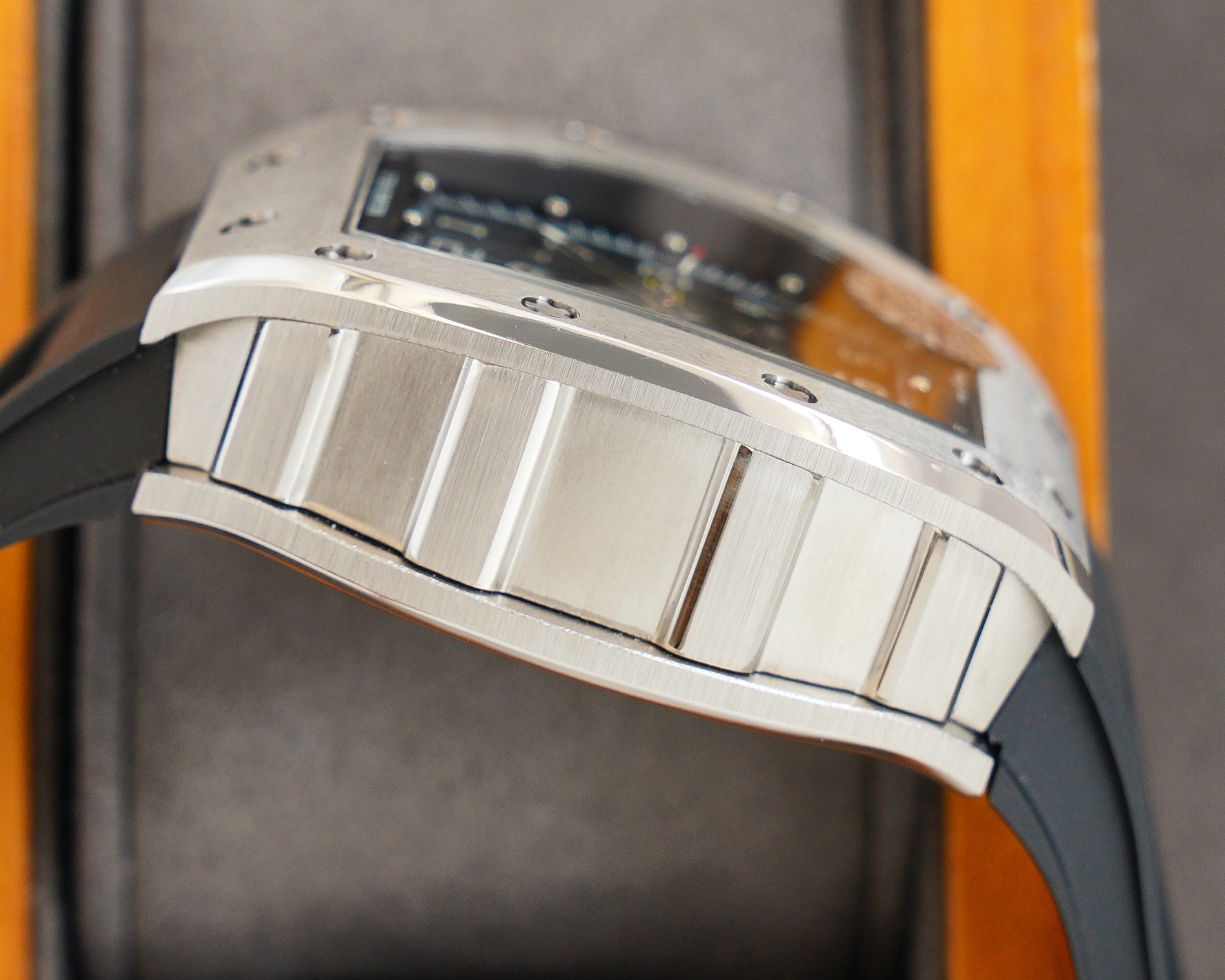 Richard Mille RM030 - Titanium & Black Rubber Watch - Image 4