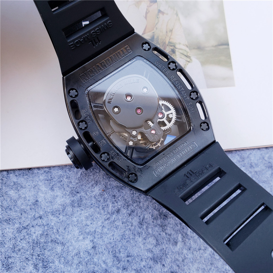 Richard Mille Black Skull - Automatic Skeleton Watch - Image 4
