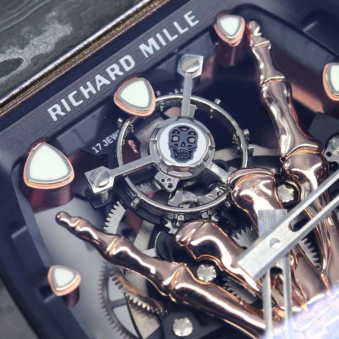 Richard Mille Red - Skeleton Dial Carbon Case Watch - Image 3
