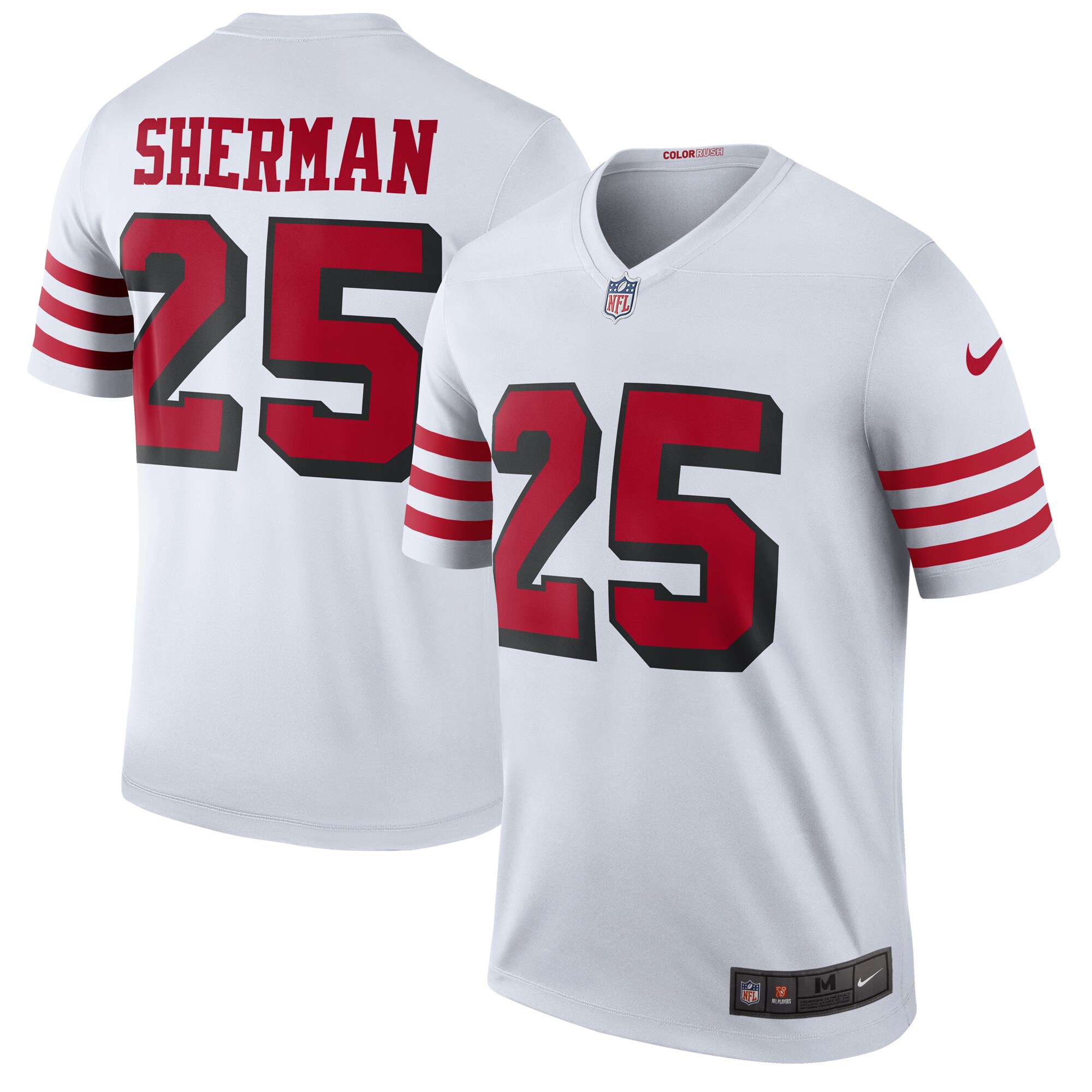 Richard Sherman San Francisco  Nike Color Rush Legend Player Jersey - White