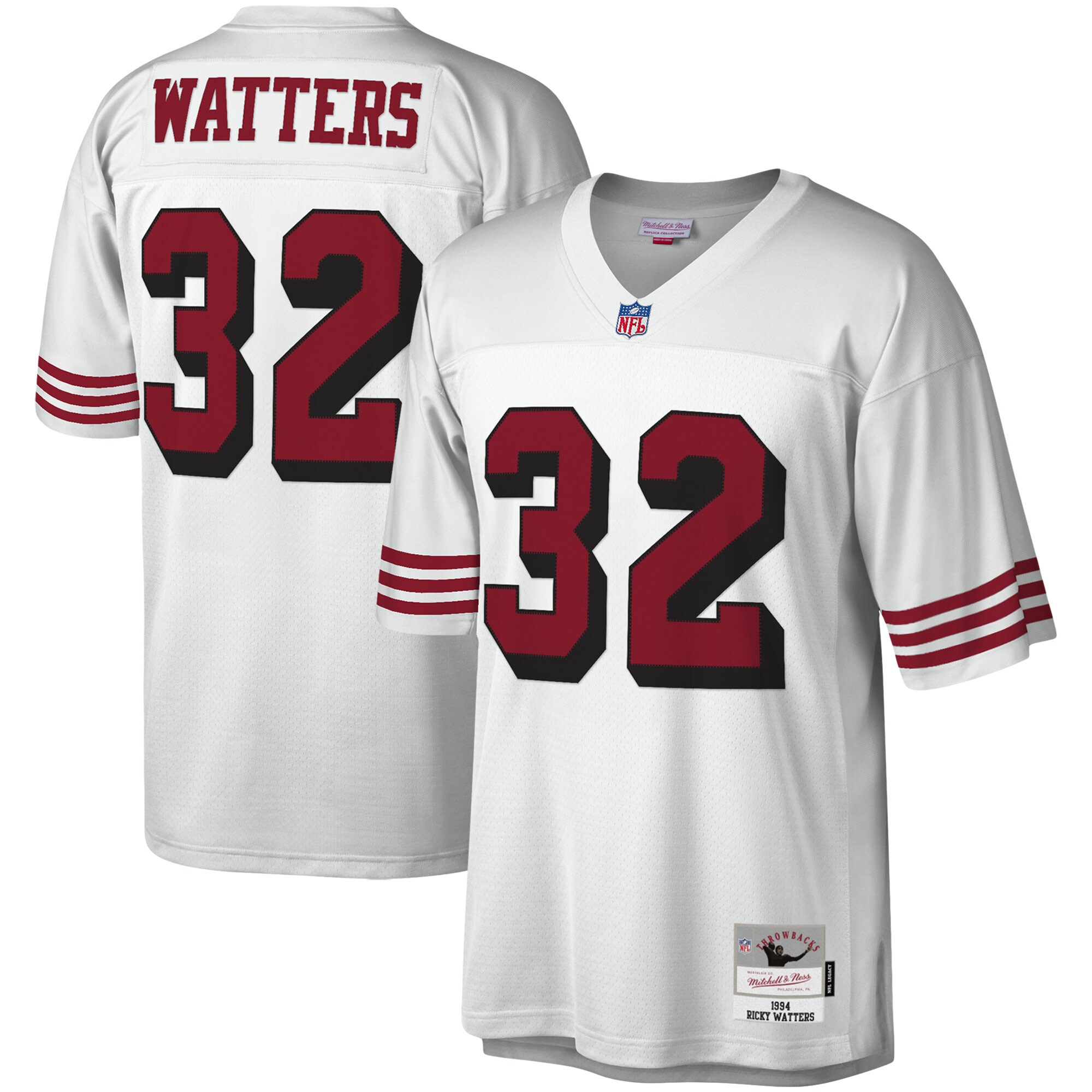 Ricky Watters San Francisco  Mitchell & Ness Legacy Replica Jersey - White