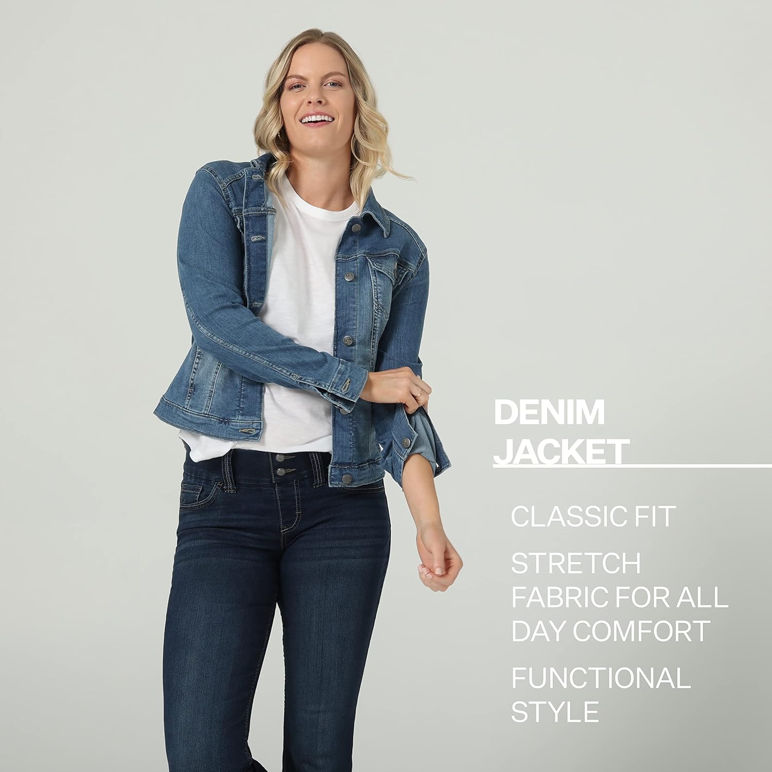 Riders by Lee Indigo Women’s Plus Size Denim Jacket