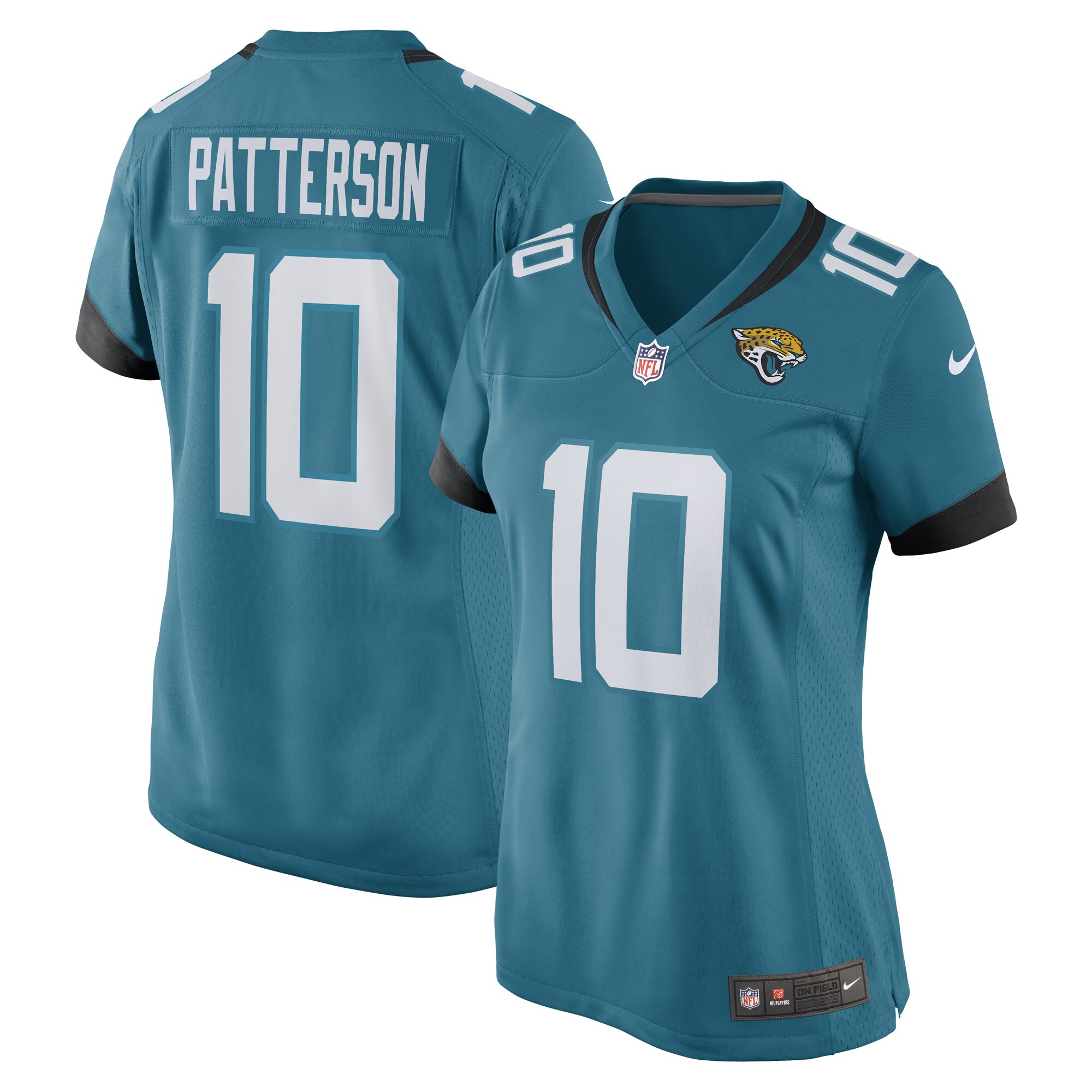 Riley Patterson Jacksonville Jaguars Nike Women's Game Player Jersey - Teal