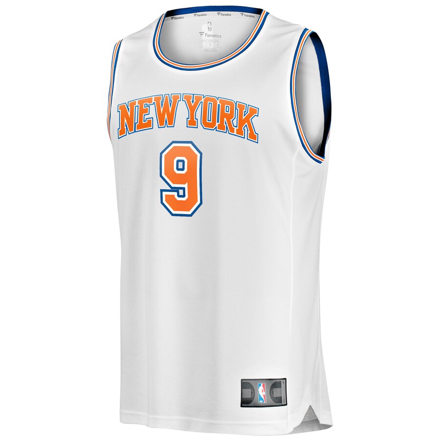 RJ Barrett New York Knicks Fanatics Branded Youth Fast Break Player Jersey - Statement Edition - White