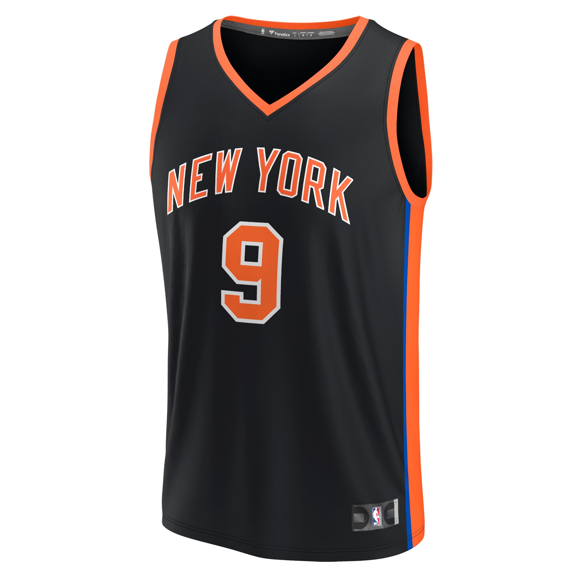 RJ Barrett Knicks City Jersey - Ultimate 2024 Fanatics Black Edition