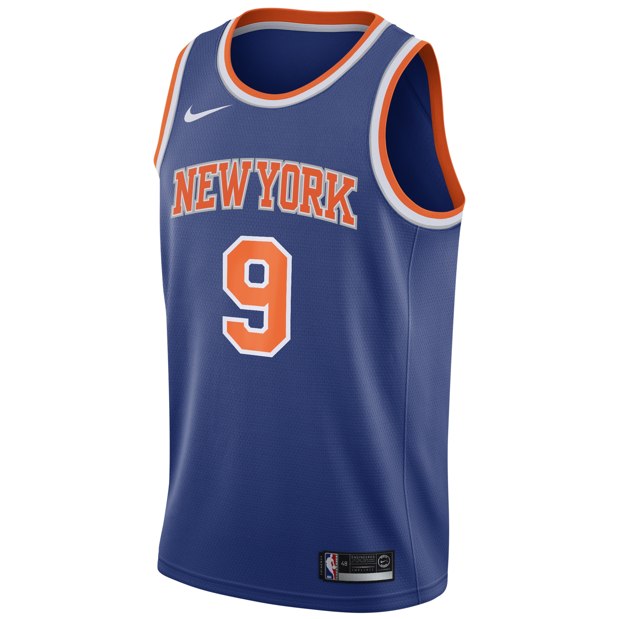 Nike RJ Barrett Knicks Jersey Blue - Premium 2024 Swingman Top