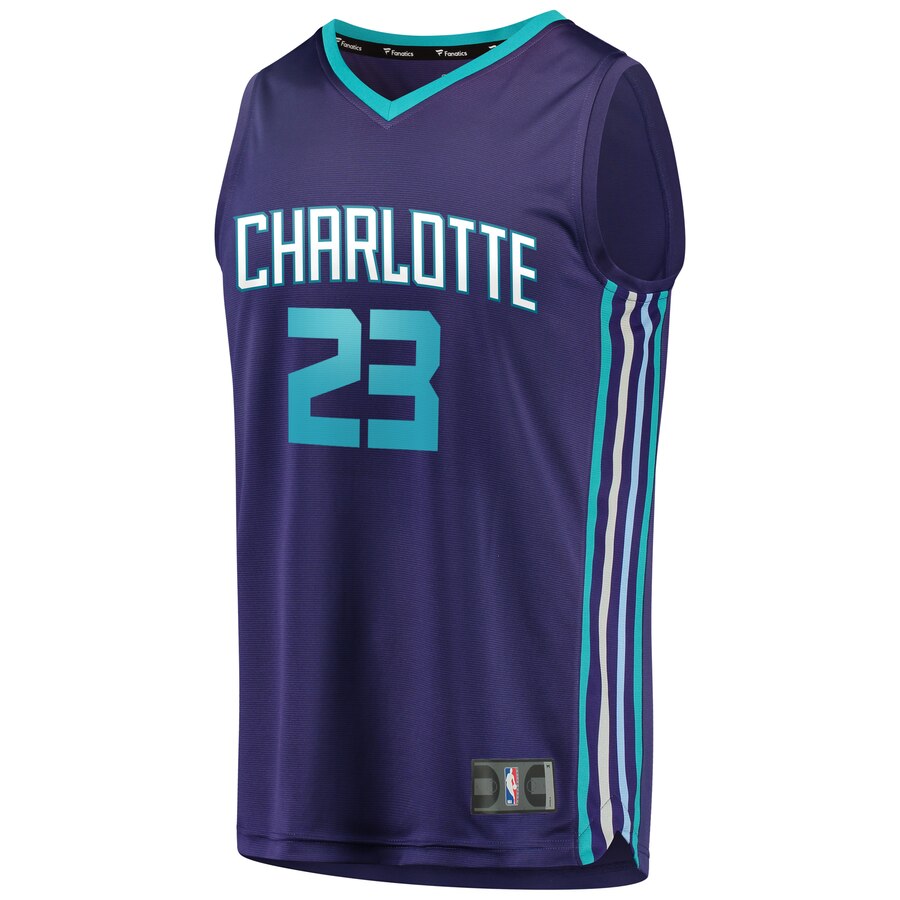 Robert Franks Charlotte Hornets Fanatics Branded Youth Fast Break Replica Jersey Purple - Statement Edition