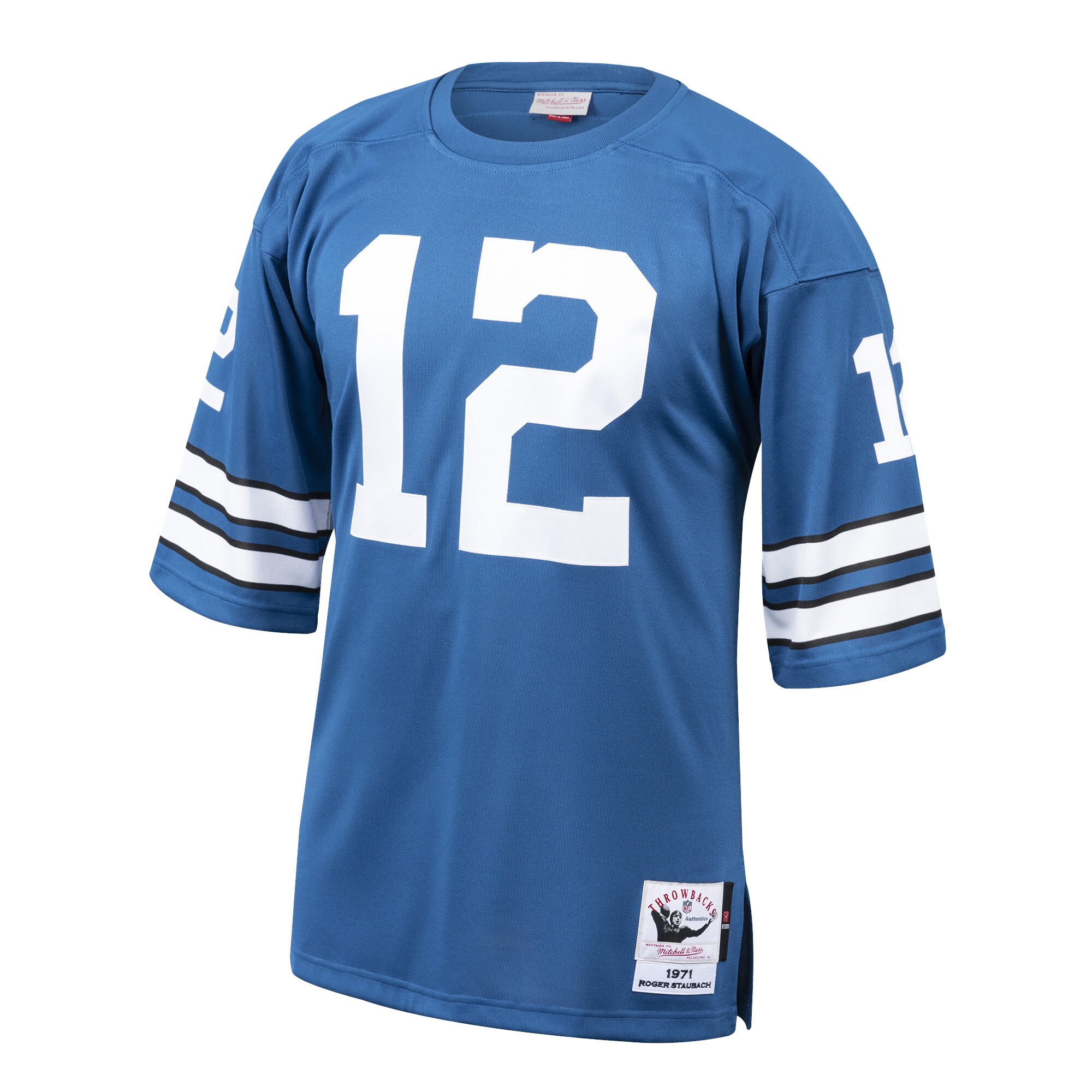 Roger Staubach Dallas Cowboys Mitchell & Ness 1971 Authentic Jersey - Navy