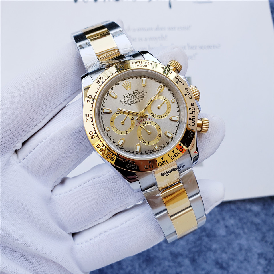 steel Rolex Daytona Two-Tone Gold Dial - Rolex Daytona Two-Tone Gold - Image 7