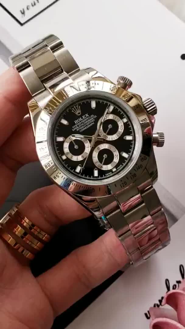 Rolex Cosmograph Daytona 40 M116520-78590 116520-78590 Oystersteel Black Dial