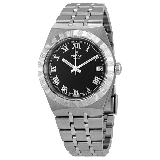 Royal Automatic Black Dial Ladies Watch