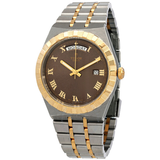 Royal Automatic Chocolate Brown Dial Two-Tone Men's Watch
