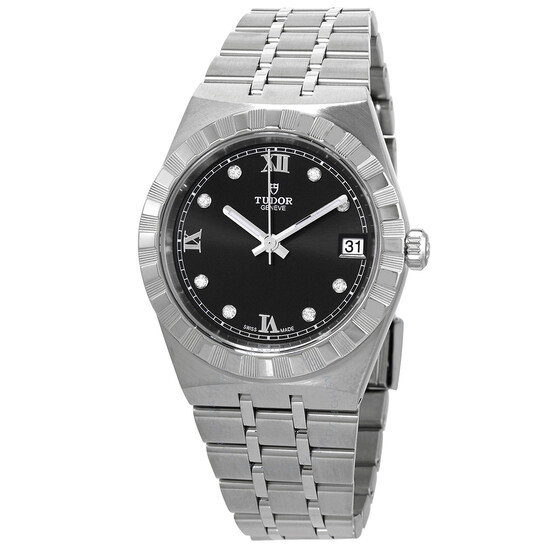 Royal Automatic Diamond Black Dial 34 mm Watch