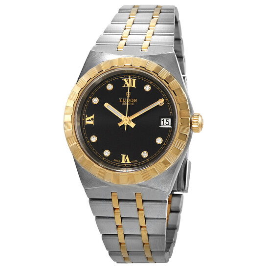Royal Automatic Diamond Black Dial 34 mm Watch