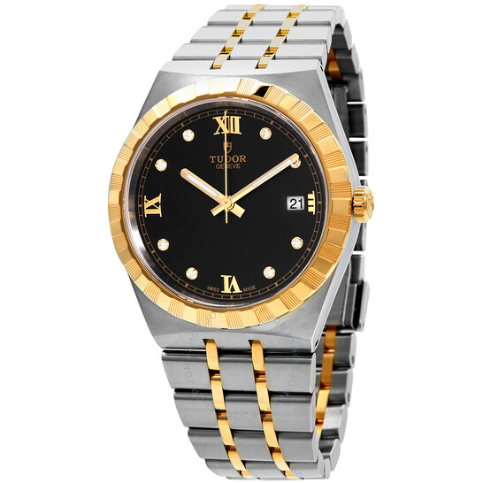 Royal Automatic Diamond Black Dial 38 mm Watch