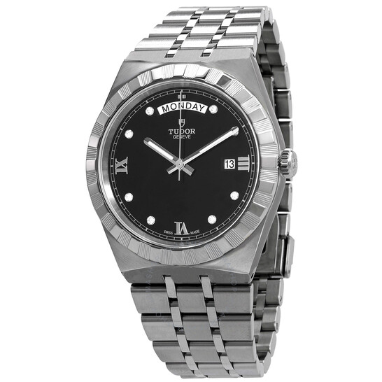 Royal Automatic Diamond Black Dial 41 mm Watch