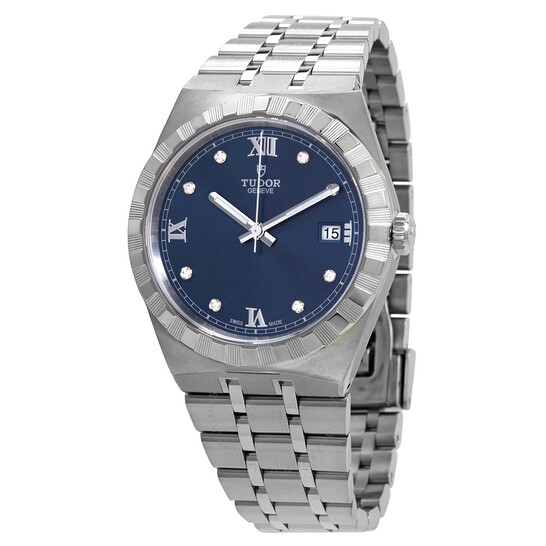 Royal Automatic Diamond Blue Dial 38 mm Watch