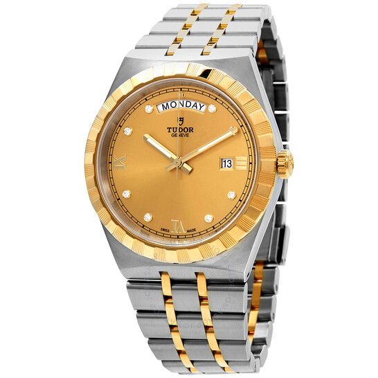 Royal Automatic Diamond Champagne Dial Men's Watch