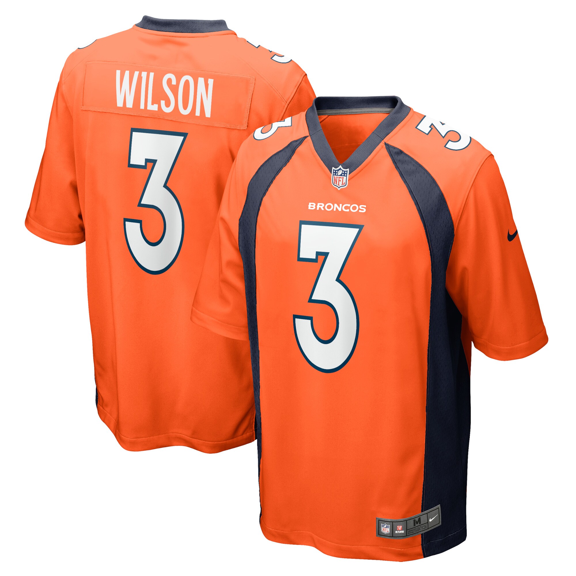 Russell Wilson Denver Broncos Nike Youth Game Jersey - Orange