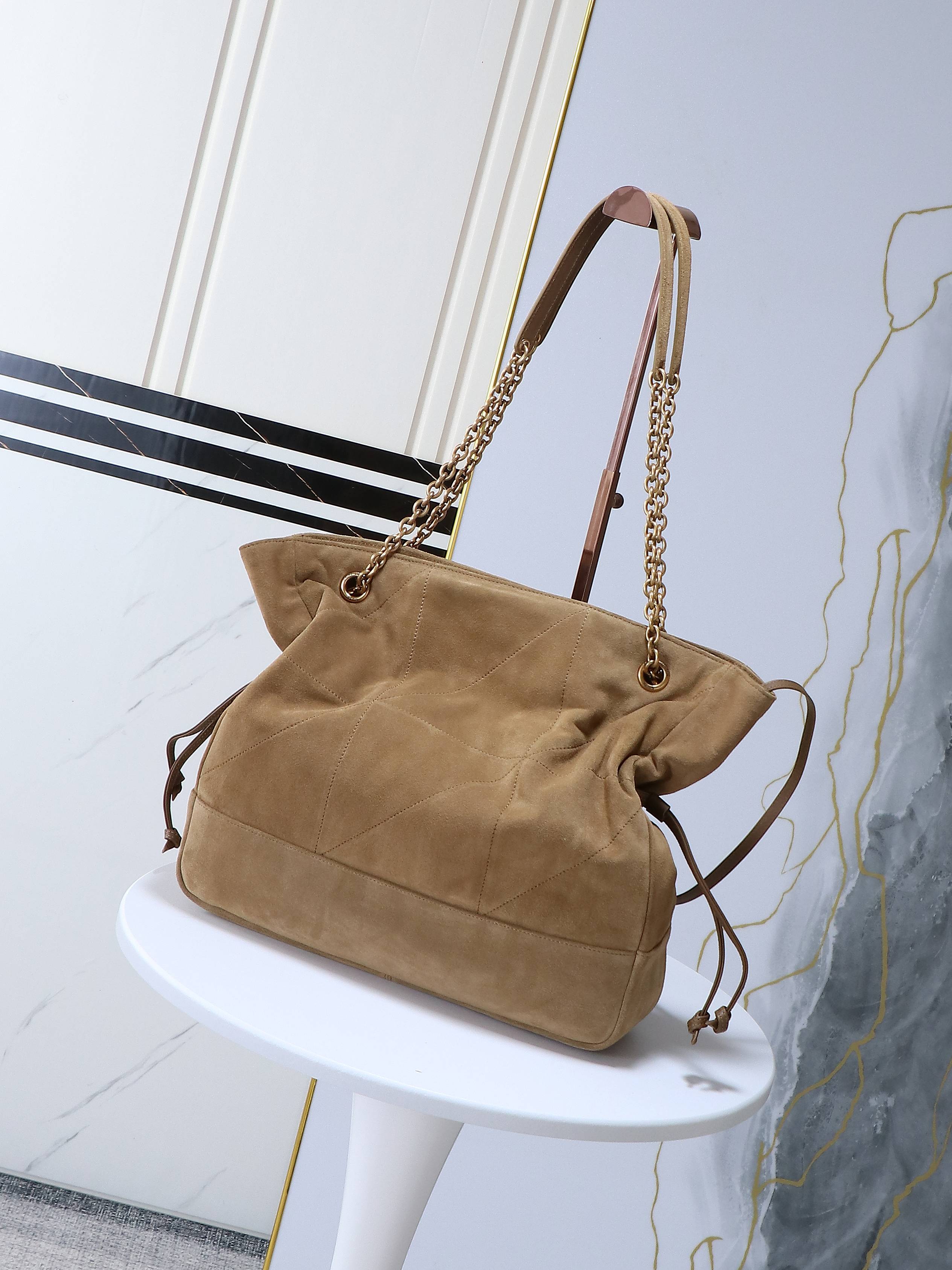 Saint Laurent JAMIE SHOPPING em camurça brown | Saint Laurent | YSL