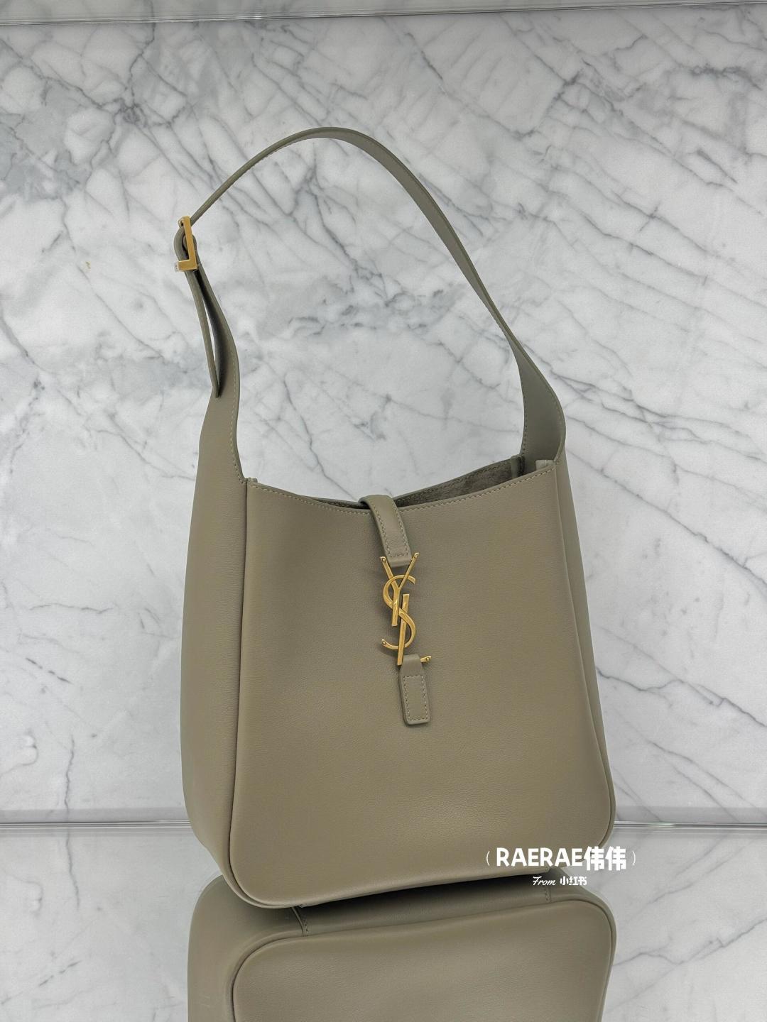 Saint Laurent LE 5 À 7 supple small IN GRAINED LEATHER | Saint  Laurent