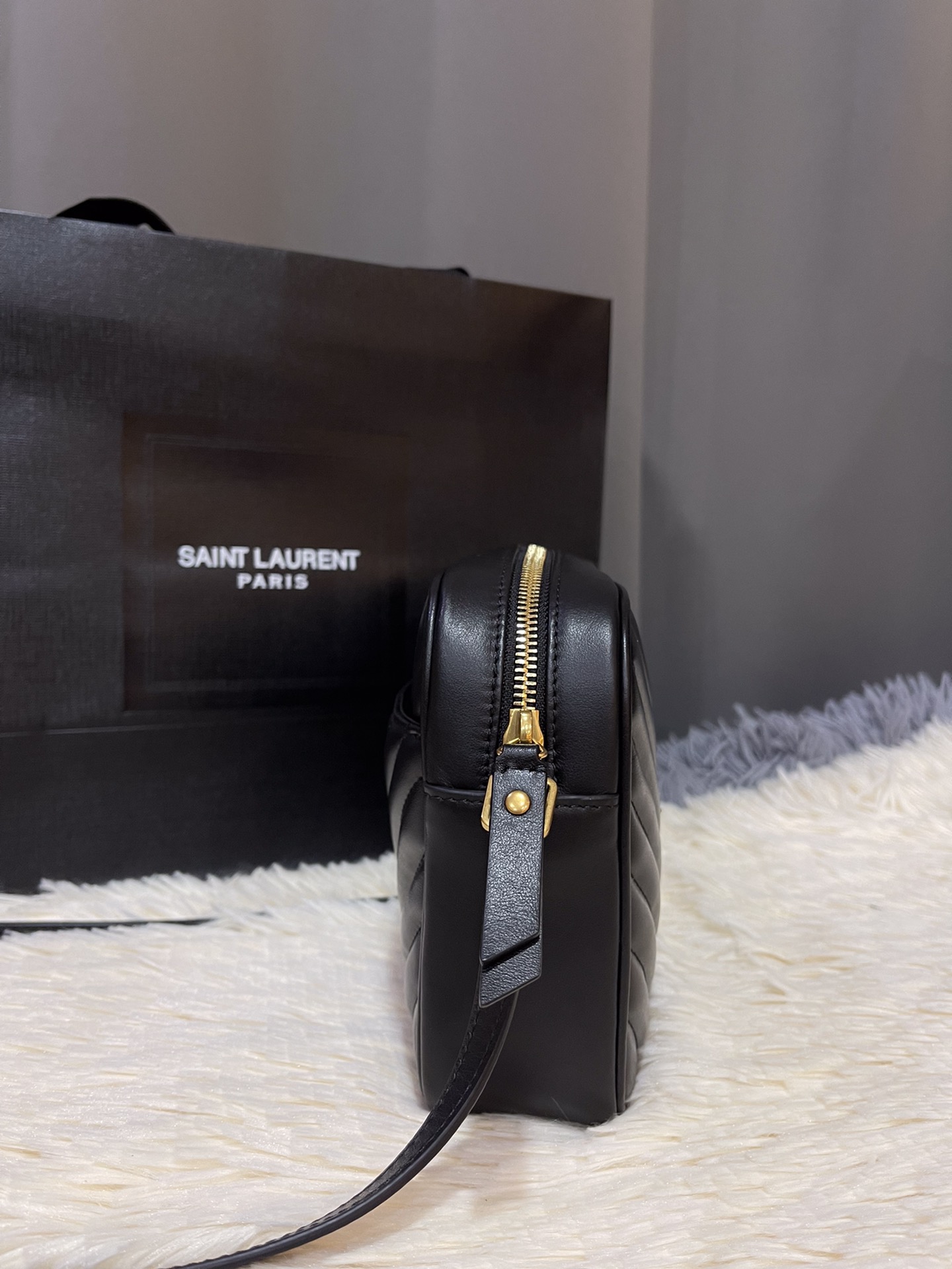 Saint Laurent Lou Camera Bag 'Gold Black'