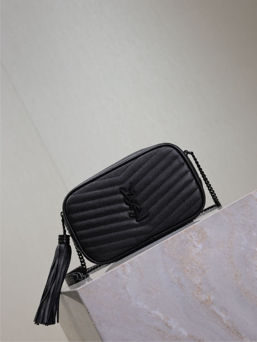 Saint Laurent Mini Lou Camera Bag So Black