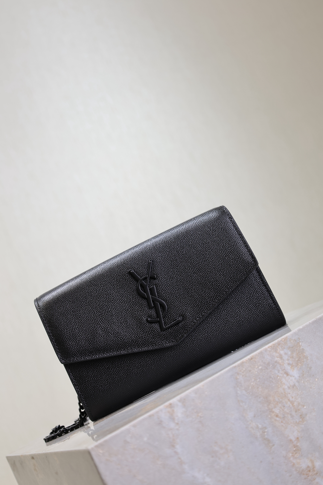 Saint Laurent Monogram Uptown Wallet on Chain - Black Crossbody Bags, Handbags