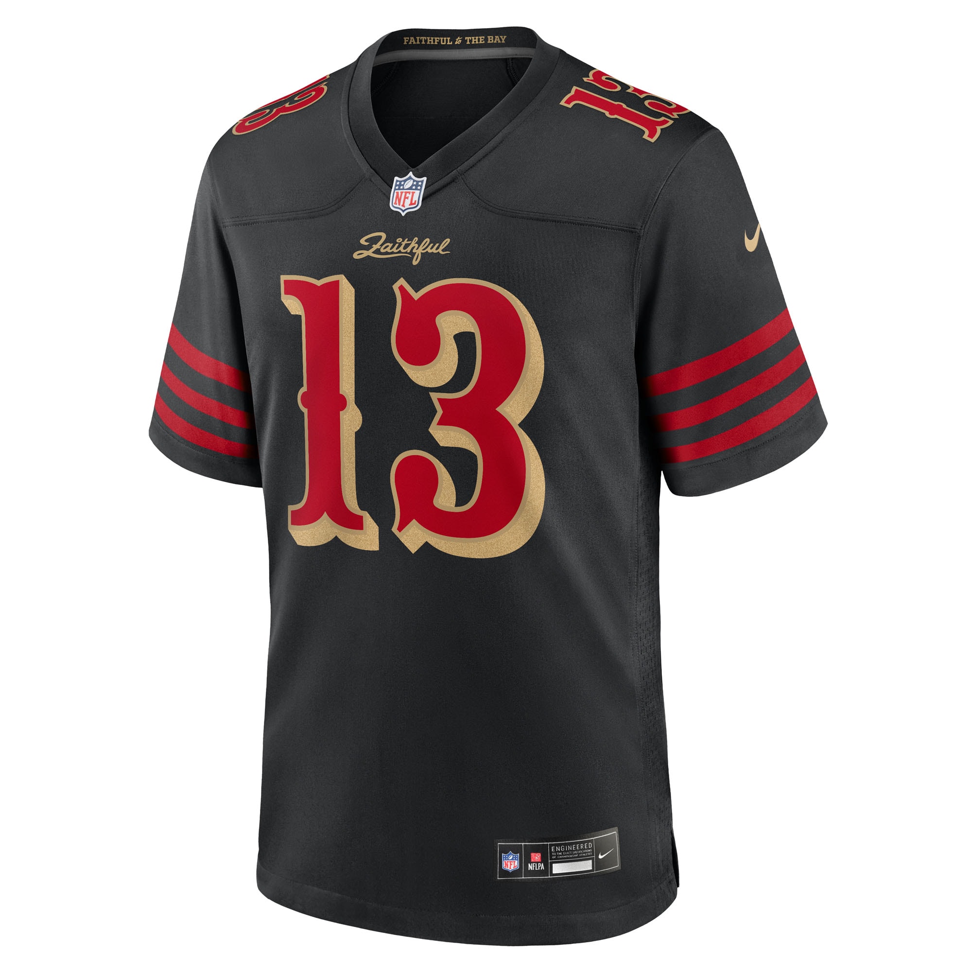 San Francisco 49ers Nike Game Rivalry  Jersey – Black – Brock Purdy – Mens
