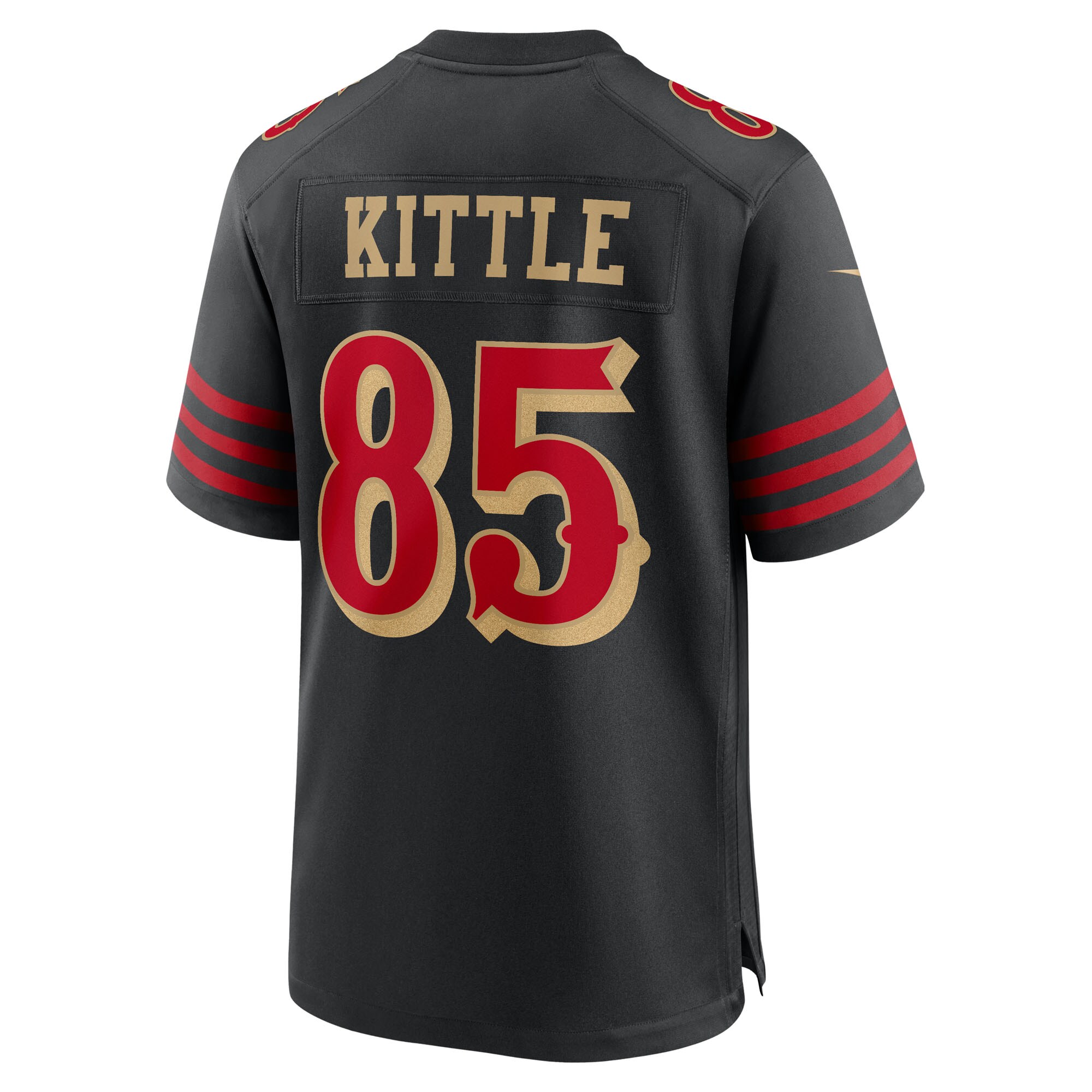San Francisco 49ers Nike Game Rivalry  Jersey – Black – George Kittle – Mens