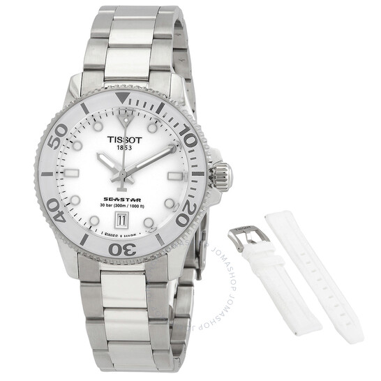 Seastar Quartz White Dial Men's Watch