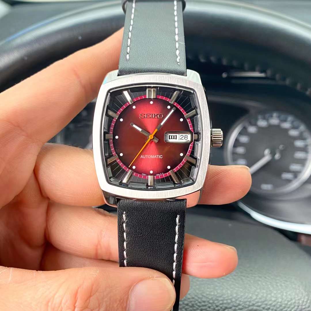 automatic Seiko Red Dial Watch - Seiko Red Dial Automatic Watch - Image 8