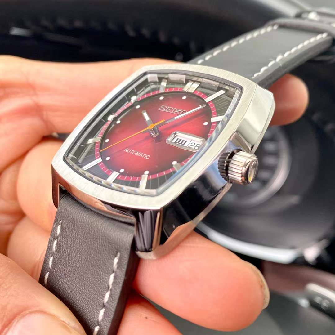 automatic Seiko Red Dial Watch - Seiko Red Dial Automatic Watch - Image 7