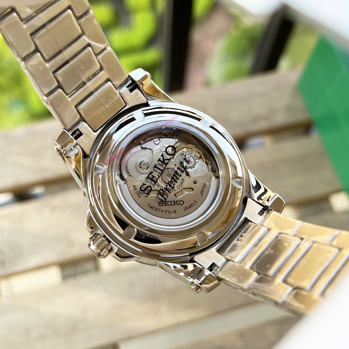 Seiko Automatic White Dial - Stainless Steel Watch - Image 6