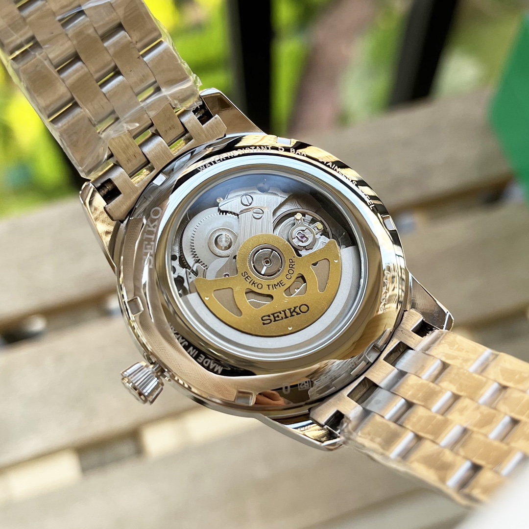 Seiko Silver Dial Automatic - Seiko Presage Silver Dial - Stainless - Image 5