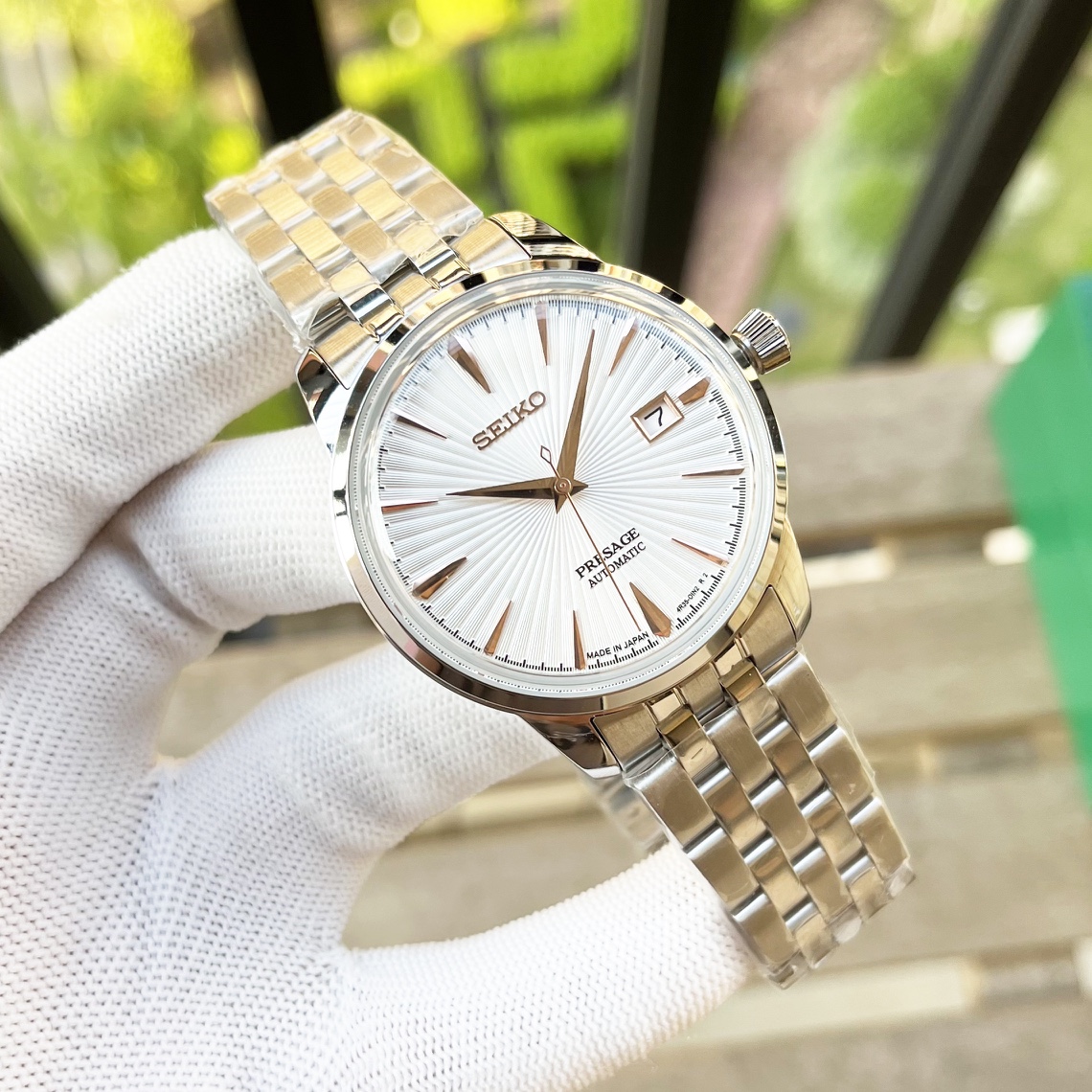 Seiko Silver Dial Automatic - Seiko Presage Silver Dial - Stainless - Image 3