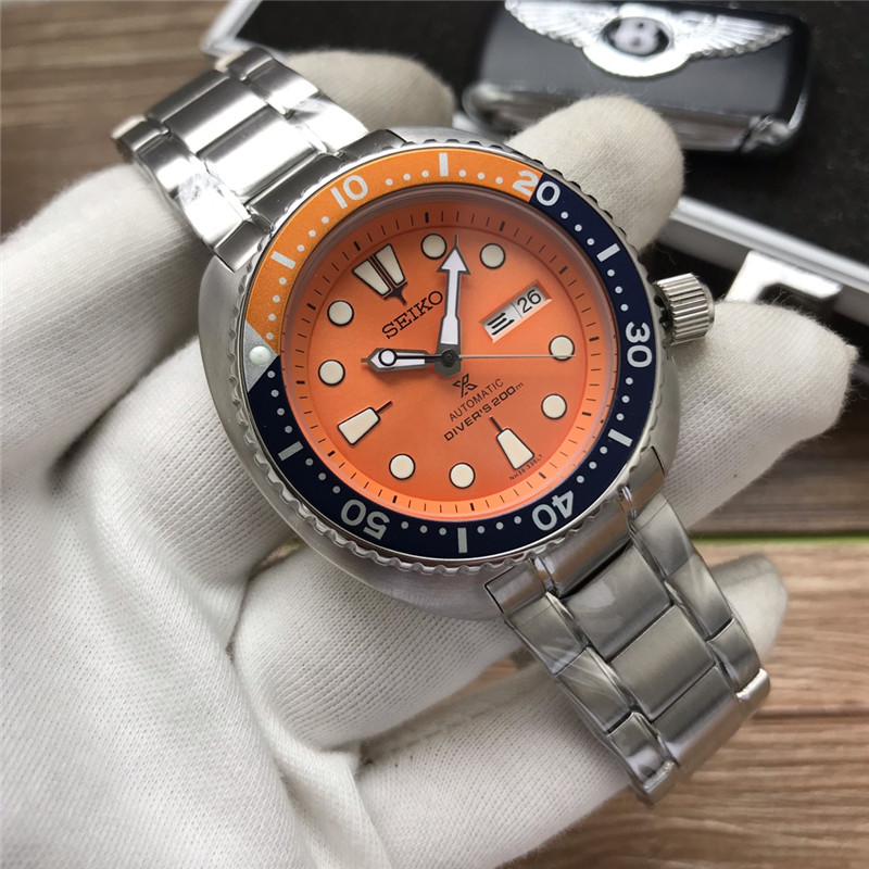 Seiko Orange Turtle Diver - Stainless Steel Automatic Watch - Image 2