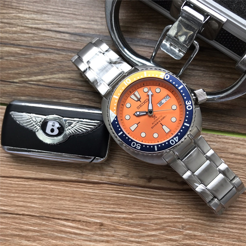 Seiko Orange Turtle Diver - Stainless Steel Automatic Watch - Image 3