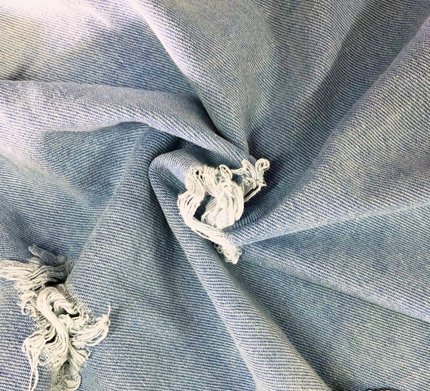 SeNight Women’s Jean Jacket Long Sleeve Classic Distressed Fray Hem Tassels Denim Trucker Jackets