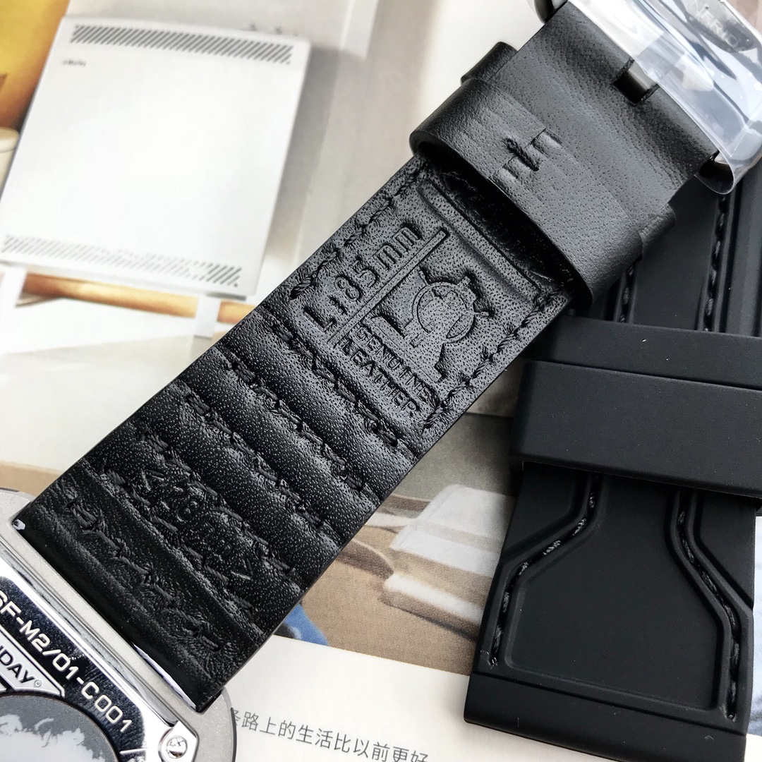 SevenFriday Industrial Engine - Black Leather Strap Watch - Image 2