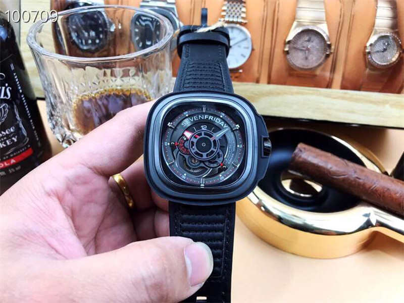 SevenFriday Black Automatic Watch - SevenFriday Industrial Engine - Image 7