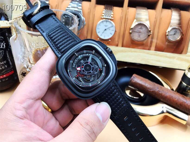 SevenFriday Black Automatic Watch - SevenFriday Industrial Engine - Image 6