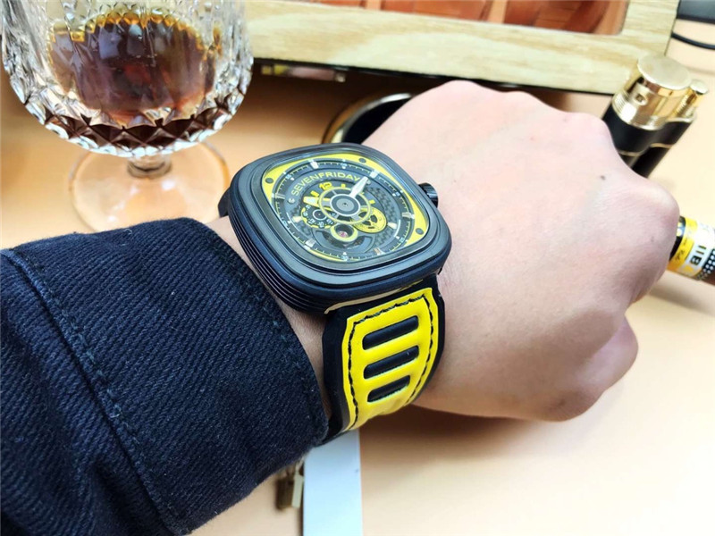 SevenFriday P3B/06 Yellow - Industrial Revolution Watch - Image 3